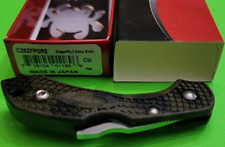 New Spyderco Black / Green Camo  Bladeless knife No BOX BUT complete  FLASH SALE picture