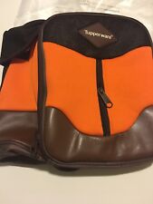 Tupperware Insulated Lunch Bag - Brown and Orange picture