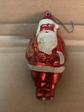 Vintage Red Santa Christmas Ornament picture