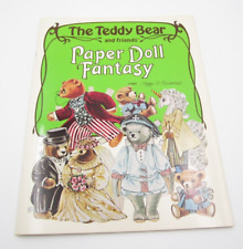 Vtg New 1984 The Teddy Bear and Friends Paper Doll by Peggy Jo Rosamond picture