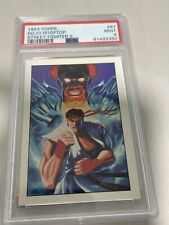 1993 Topps Street Fighter II #87 Dojo Rooftop PSA 9 MINT Ryu Bison picture
