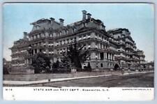Pre-1907 STATE WAR & NAVY DEPARTMENT BLDG WASHINGTON DC ILLUSTRATED POSTCARD CO picture