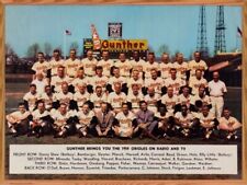 1959 Gunther Beer NEW METAL SIGN: Baltimore Orioles Team Pic, Field Photo picture