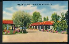 1940's Motel Fresno California US Hwy 99 Vintage Roadside Postcard RS picture