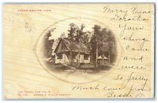 1906 Exterior View House Bever Park Cedar Rapids Iowa Vintage Antique Postcard picture