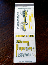Vintage Matchbook: The Papagaya Motel, Fort Walton Beach, FL picture