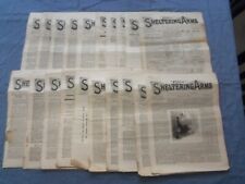 1889 THE SHELTERING ARMS NEWSPAPER - LOT OF 20 - NP 8415 picture