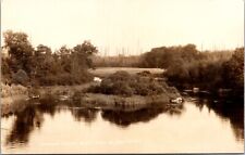 Real Photo Postcard Saturday Islands Below Dells of Wolf River Wisconsin picture