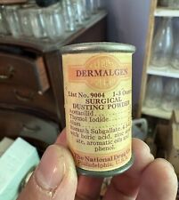 Antique Dermalgen Surgical Dusting Powder Medical Tin National Philadelphia PA picture