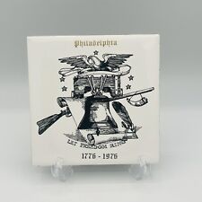 Philadelphia “Let Freedom Ring” Liberty Bell Vintage Ceramic Tile/Trivet picture
