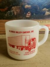Illinois Valley Cartage Trucking Peru Chicago Peoria Sterling Federal Glass Mug picture