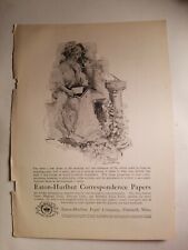 1905 print ad-Eaton-Hurlbut Correspondence Papers-Appearance Letters important k picture
