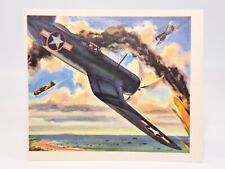 1943 COCA-COLA AMERICAS FIGHTING PLANES IN ACTION CARD VOUGHT-SIKORSKY 