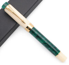 2022 New Jinhao 100 Fountain Pen 18KGP Golden Plated M Nib With Arrow Clip  picture