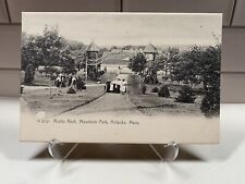 c1900 Holyoke Massachusetts Rustic Arch Mountain Park Rotograph Antique Postcard picture