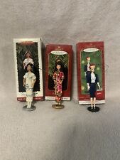 Lot of Hallmark Chinese Barbie, Native American Barbie, & Commuter Set Barbie picture