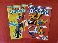 Marvel Captain Britain #3 &5 1985 Reveled The Source Of Captain Power Comic Book picture