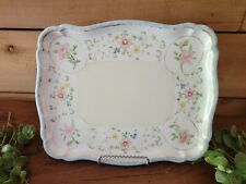 Antique William Guerin & Co. Limoges France Hand Painted Porcelain Vanity Tray picture