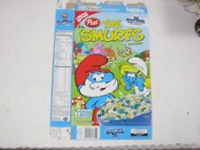 POST The Smurfs ( two sided Cereal Box) 2011 Cereal Box picture