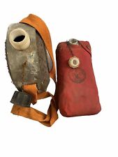 1950s Mirro Original Cloth & Strap Covered Canteen & Red Water Container (Y) picture