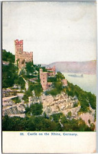 Postcard Germany Castle on the Rhine picture