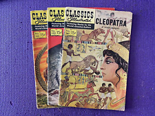 Vintage lot Of (3) Classic Illustrated Comics picture