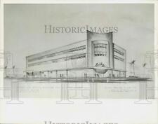 1948 Press Photo Drawing of Cobbs office building in Miami - lra53026 picture