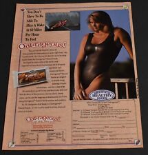 1992 Print Ad Sexy Greenfield Healthy Foods Blonde Lady Natural Snacks Beauty picture