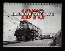 1978 Railroad Calendar by Golden West Books Pacific Railroad Publications - NEW picture