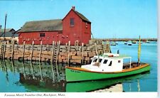 Famous Motif Number One Bearskin Neck, Cape Anne Rockport, Mass. Postcard picture