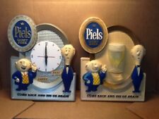 1959 Bert and Harry Clock (not working) Plus 1957 Light Beer Sign. 12