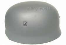 WWII German Fallschirmjager M38 Steel Helmet With Leather Liner Grey – GM033 picture
