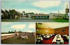 Vtg Florida FL Mount Dora Motor Lodge Motel 1960s View Postcard picture