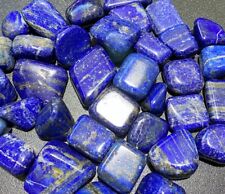 Tumbled Lapis Lazuli (3 Pcs) Gemstone Blue Polished Gemstones Rocks picture