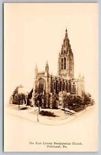 Postcard RPPC East Liberty Presbyterian Church Chancel Exterior Pittsburgh PA picture