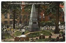 Boston Massachusetts c1915 Old Granary Burying Ground, Franklin Grave Monument picture