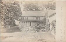 Conway MA Postcard RPPC Private Residence Back of House 1911 picture