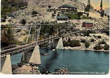 Gold Ray OR  Rogue River Railroad Bridge Picturesque Scene 1921 picture
