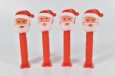 Lot of 4 Santa Claus PEZ Dispensers Footed Christmas Holiday picture