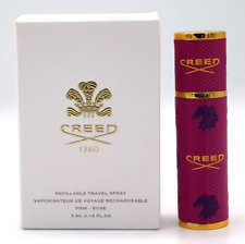 Creed Leather Atomizer Pink / Gold 5ml MAGNETIC CAP Ships Fast  Finescents picture