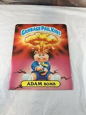 Vintage 1986 Garbage Pail Kids Adam Bomb & Sticky Rick Pocket Folder picture