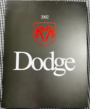 2002 Dodge Model Range - Vintage Original 22-Page Dealer Sales Brochure - MINT picture