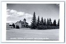 Bottineau North Dakota ND Postcard School of Forestry c1950's RPPC Photo picture