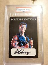Arnold Schwarzenegger Signed Cut 5x7 Terminator Print PSA DNA AUTO picture