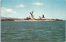USS Henderson DD-785 Gearing-class Destroyer US Navy Ship Postcard picture
