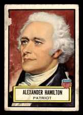 1952 Topps Look 'N See #19 Alexander Hamilton PR picture