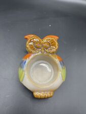 Owl Trinket Tray Or Votive Candle Holder picture