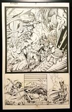 X-Men #7 pg. 16 Psylocke Jim Lee 11x17 FRAMED Original Art Poster Marvel Comics picture