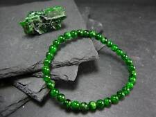 Chrome Diopside Genuine Bracelet ~ 7 Inches ~ 5mm Round Beads picture