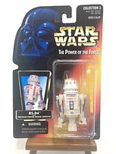 1996 Kenner Star Wars POTF2 R5-D4 Red Card w/Warning Sticker & Straight Latch  picture